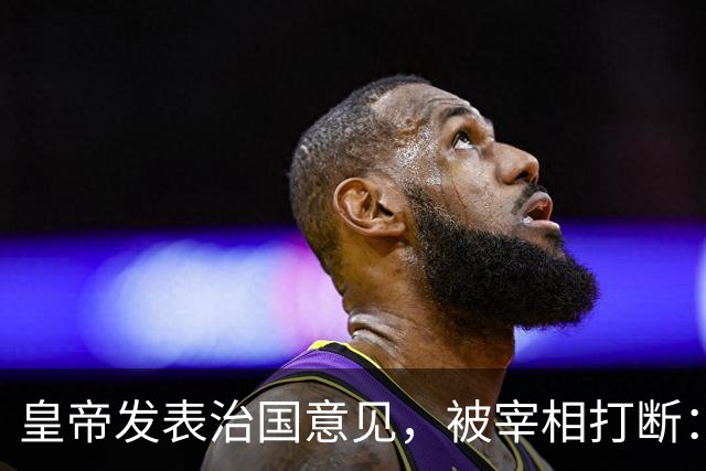 皇帝发表治国意见，被宰相打断：陛下别说话，有臣等就够了。皇帝无奈，只能举起屠刀
